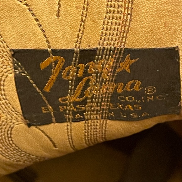 Tony Lama, Brown, Leather and Reptile Western Boots Black Label Size 9E 8563 - Picture 8 of 16